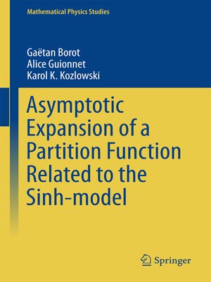 cover image of Asymptotic Expansion of a Partition Function Related to the Sinh-model